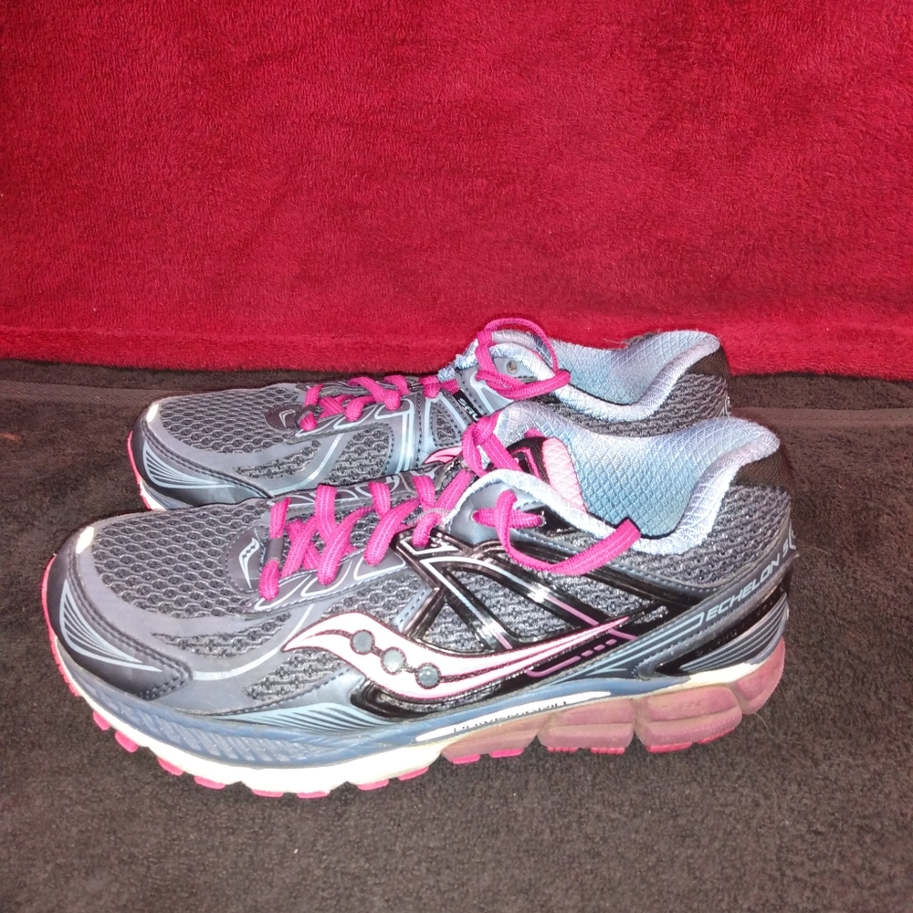 Saucony Echelon 5 Womens Running Shoes size 7.5 - Picture 3 of 9
